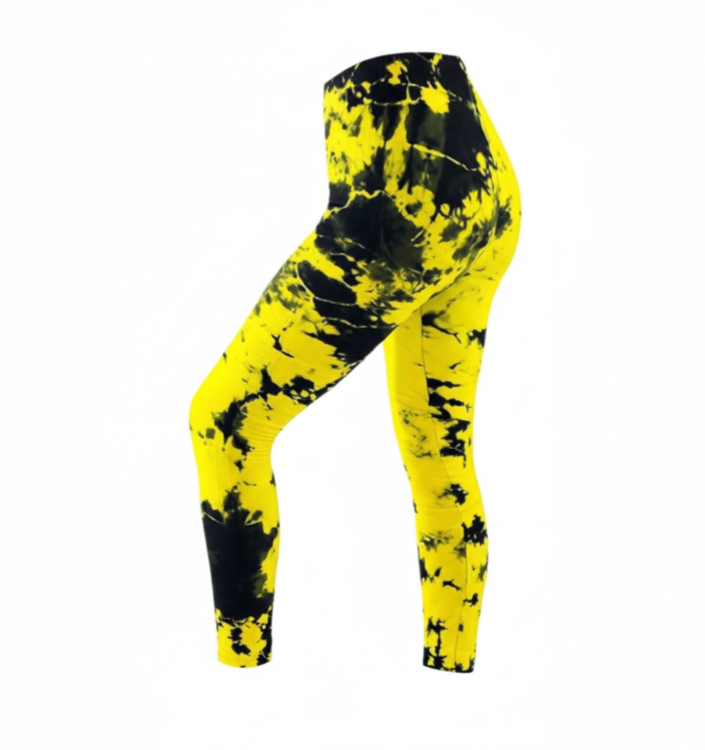 Leggins deportivo con estampado acuarela que potencia tu energía visual