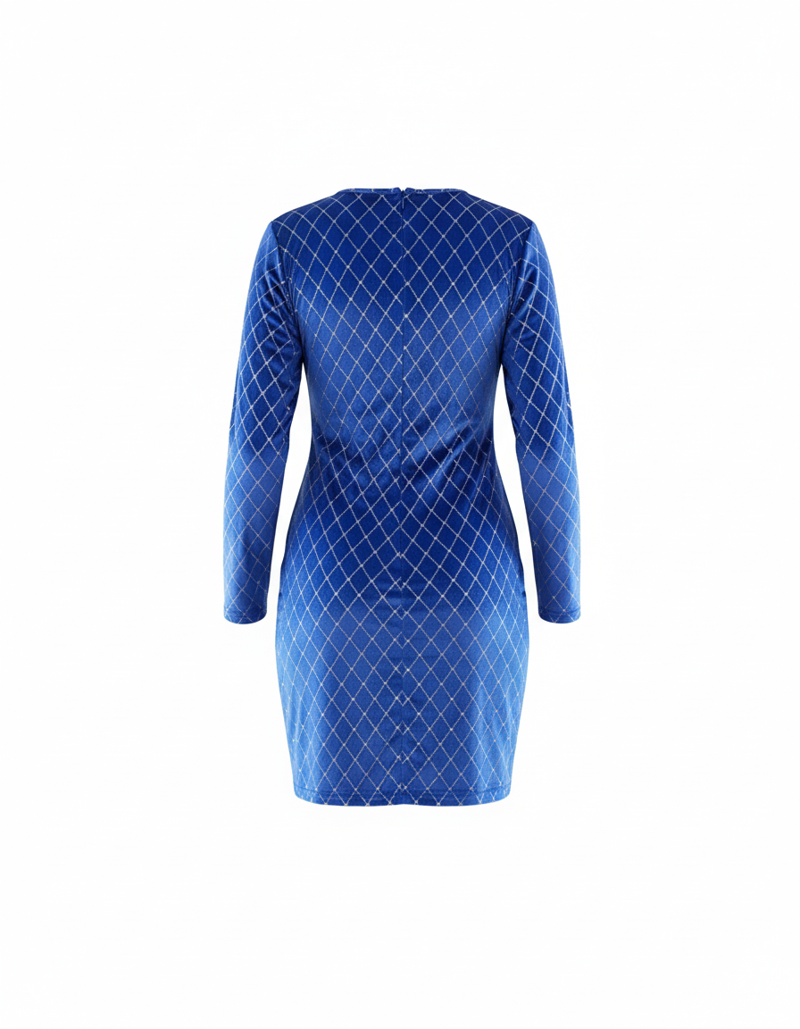Vestido corto con transparencias y brillo que potencia tu sensualidad