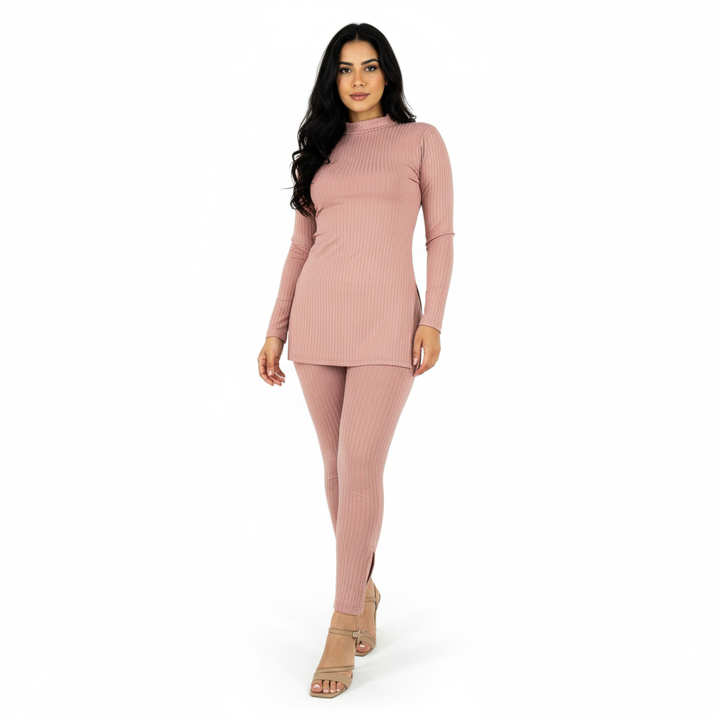 Conjunto de blusa y pantalón con diseño que realza tu silueta