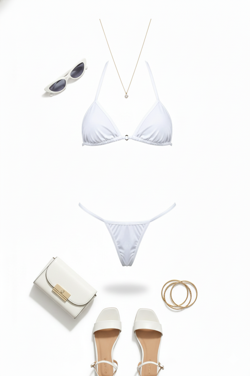 Bikini con aro que define tu silueta con pureza provocadora