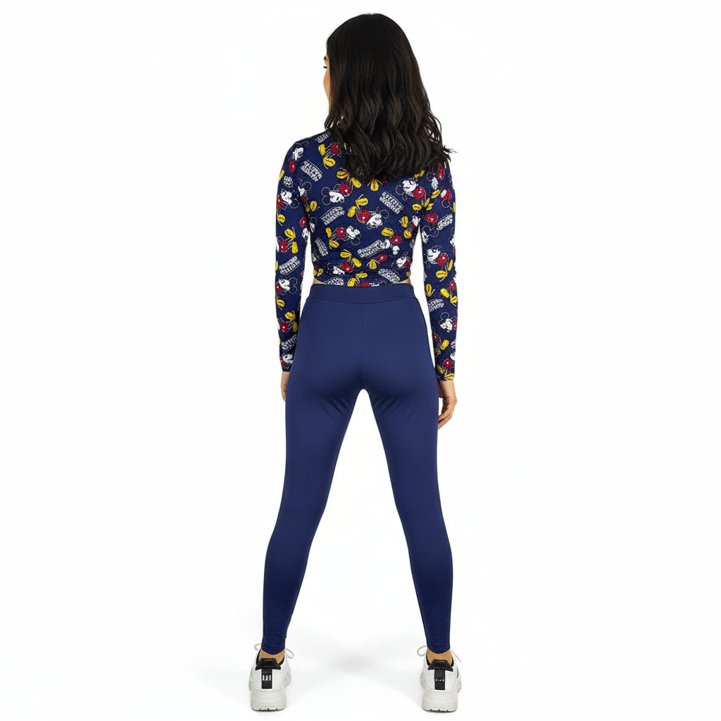 Conjunto estampado que combina diversión y estilo relajado
