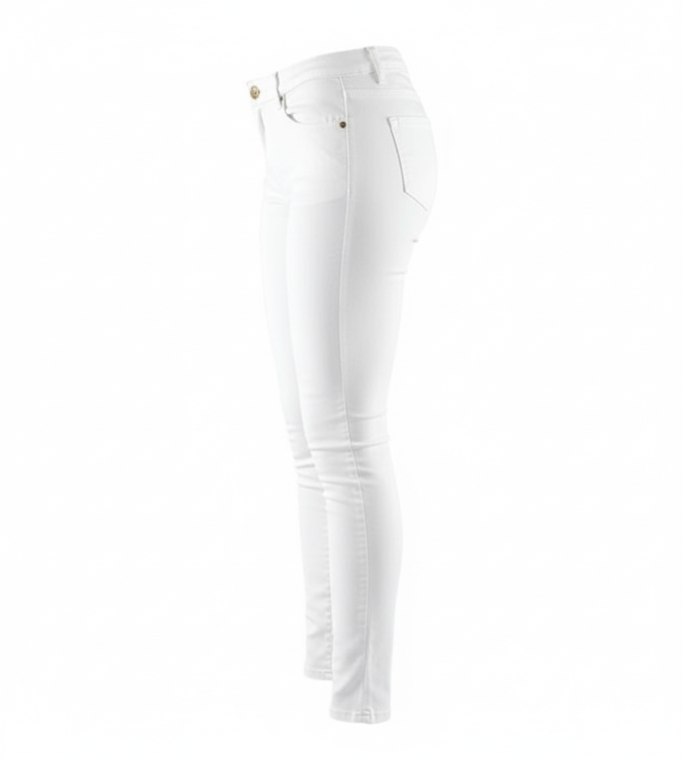 Pantalón recto ajustado con cinturón que define tu silueta con elegancia casual
