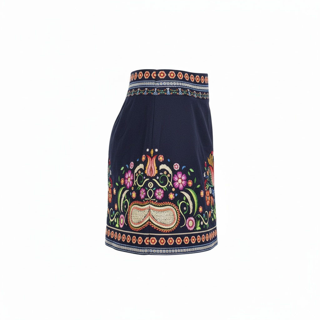 Minifalda estampada que ilumina tu look con frescura y armonía