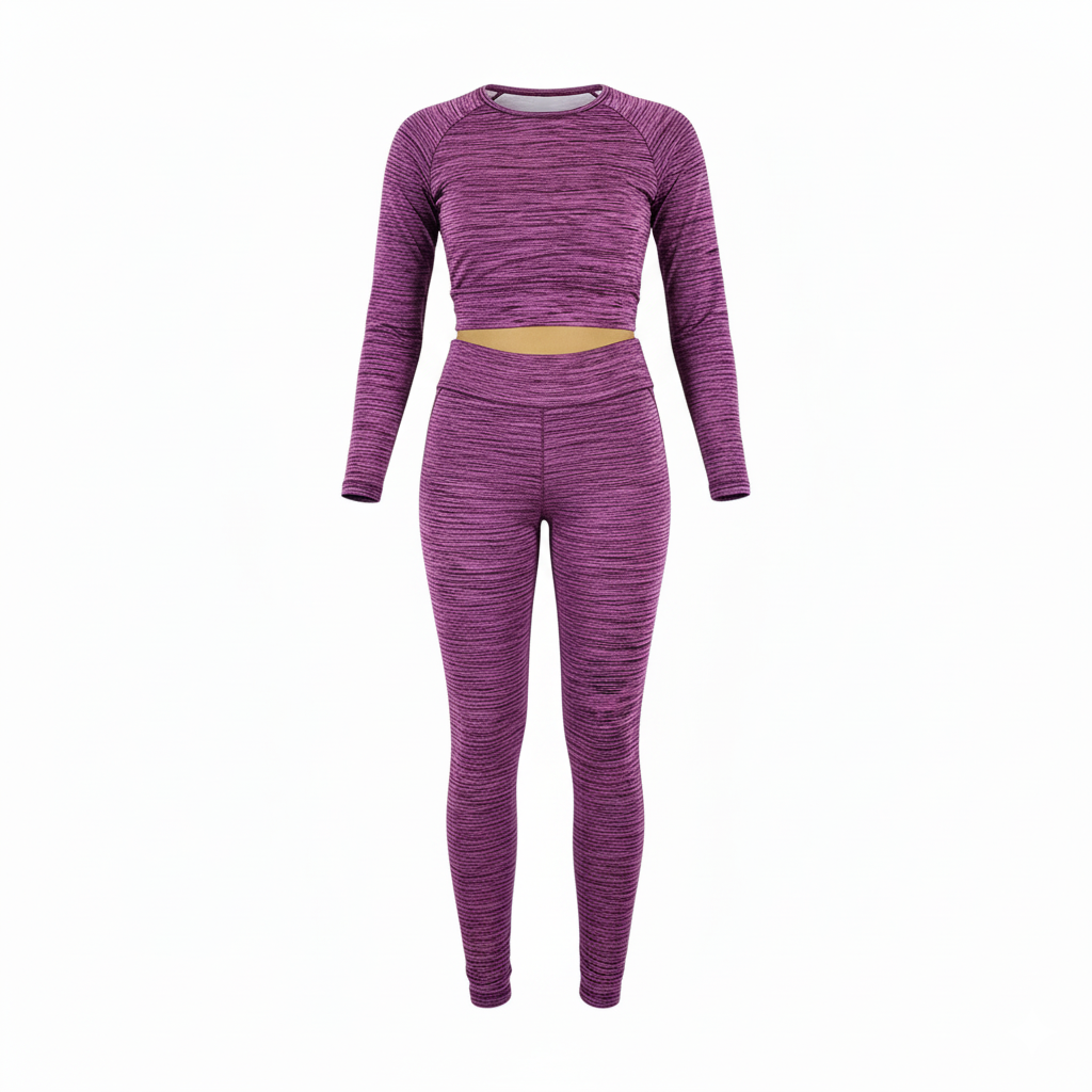 Conjunto deportivo con grecas que realza y estiliza en movimiento