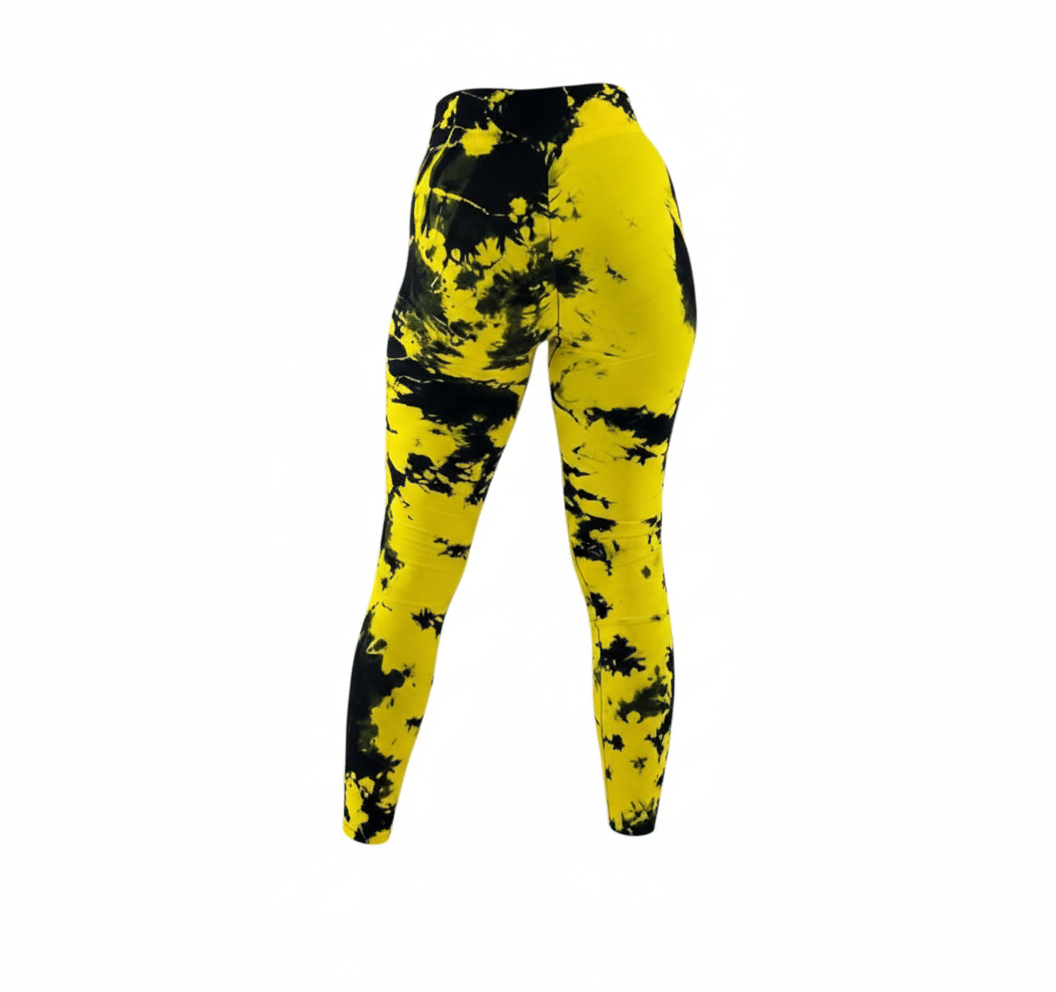 Leggins deportivo con estampado acuarela que potencia tu energía visual