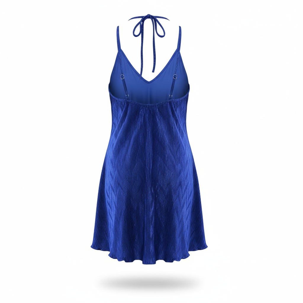 Vestido corto de tirantes que realza tu frescura con libertad y encanto