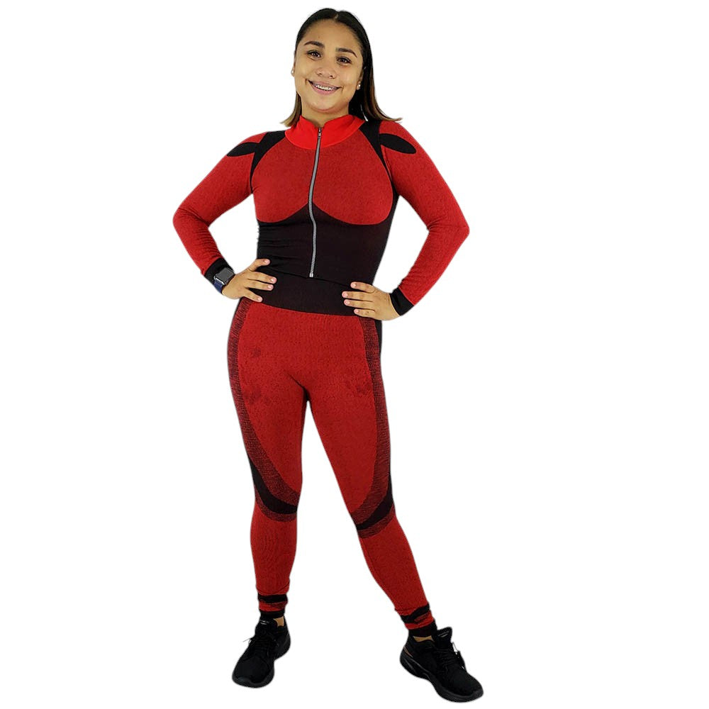 Conjunto deportivo con chaqueta que esculpe tu figura con actitud