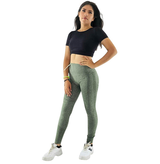 Leggins deportivo moldeador que potencia tu figura con energía visual