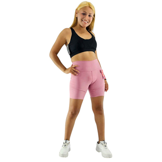 Leggin bermuda deportivo con control y realce que transforma tu rutina