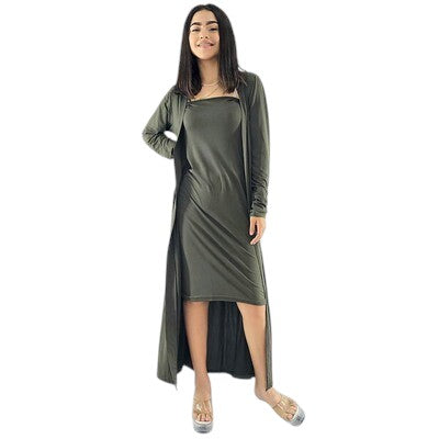 Vestido corte Chanel con ensamble que alarga visualmente tu silueta