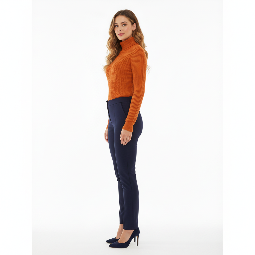 Blusa manga larga térmica con ajuste que define tu silueta