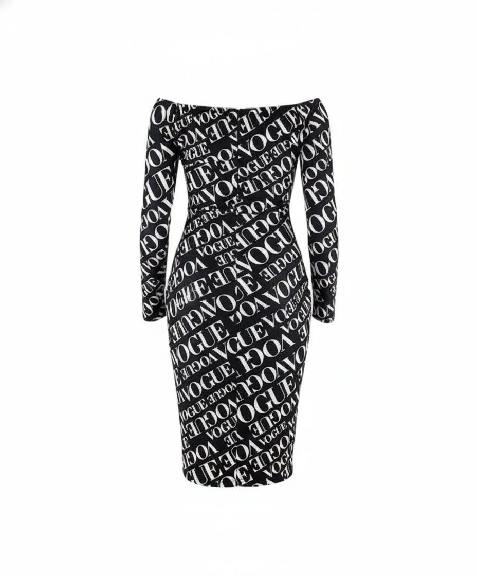 Vestido largo tipo lápiz con caída que realza tu silueta