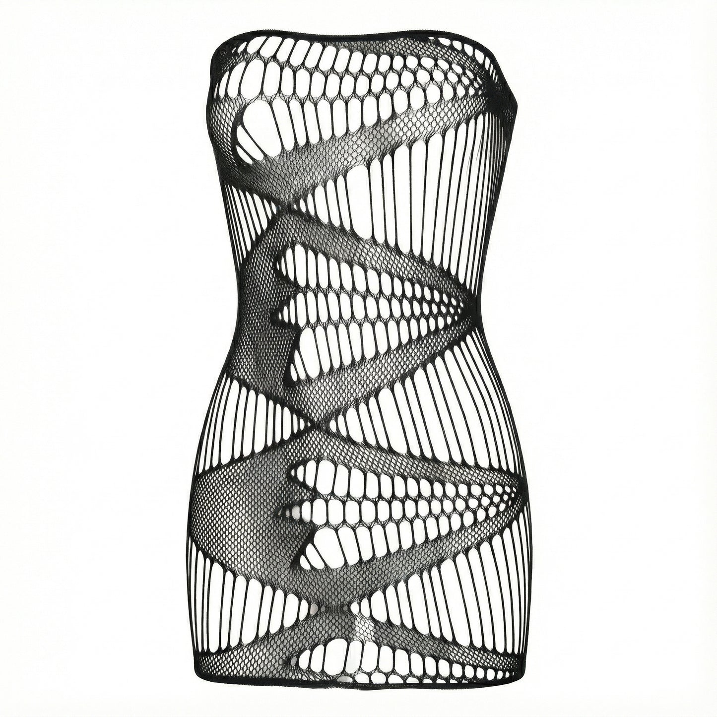 Microvestido de red que envuelve tu figura con sensualidad provocadora