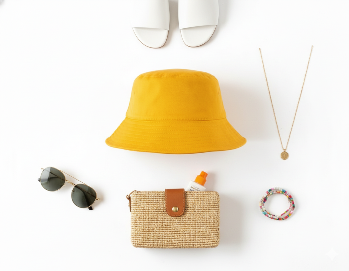 Sombrero bucket que ilumina tu look con frescura y actitud