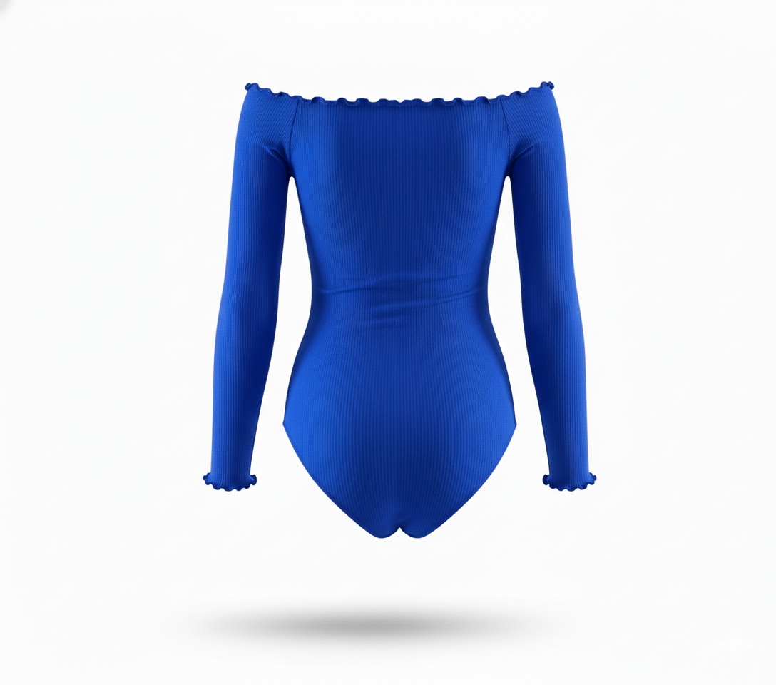 Pantyblusa con hombros descubiertos y cremallera que enmarca tu figura