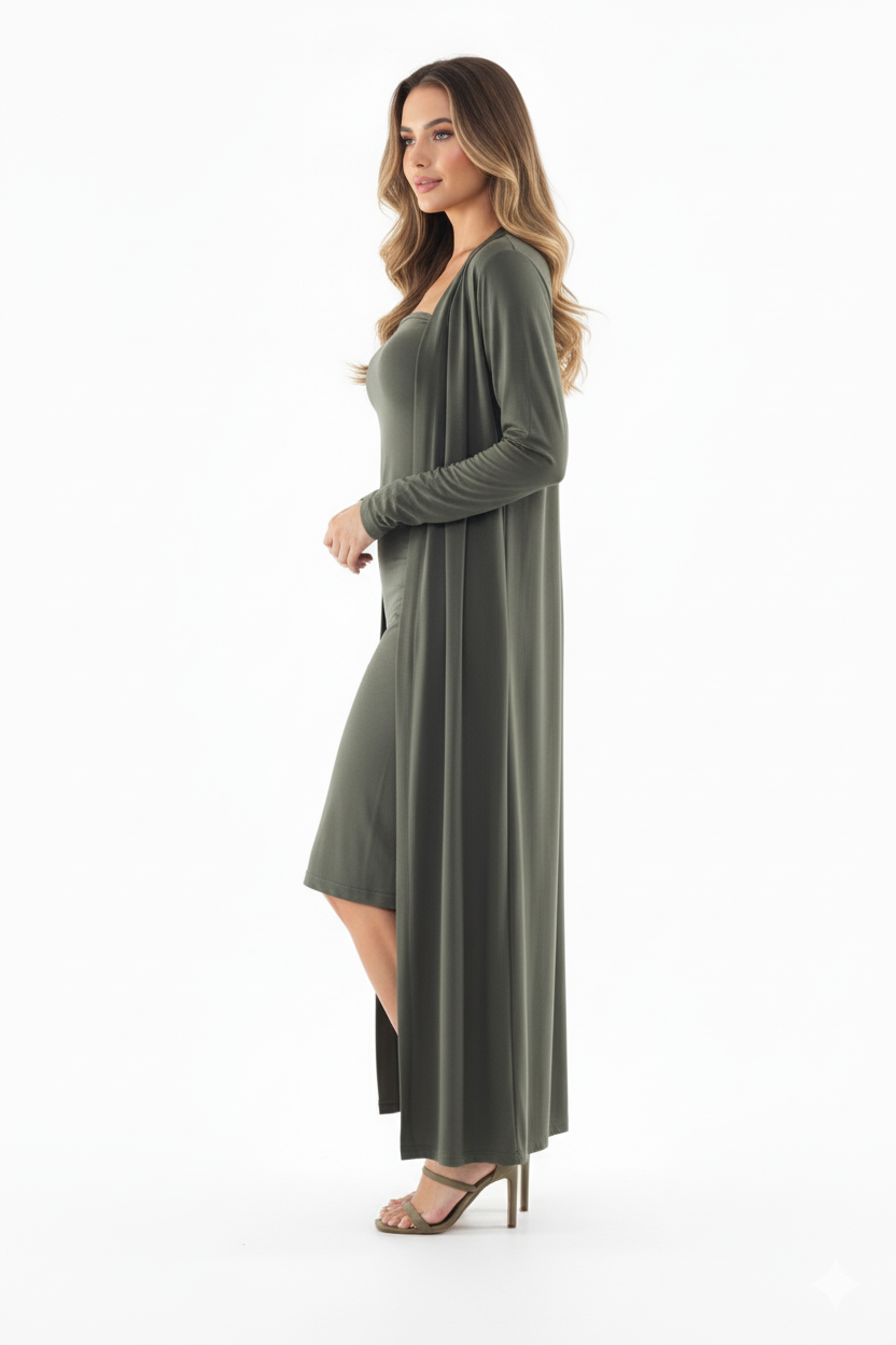 Vestido corte Chanel con ensamble que alarga visualmente tu silueta