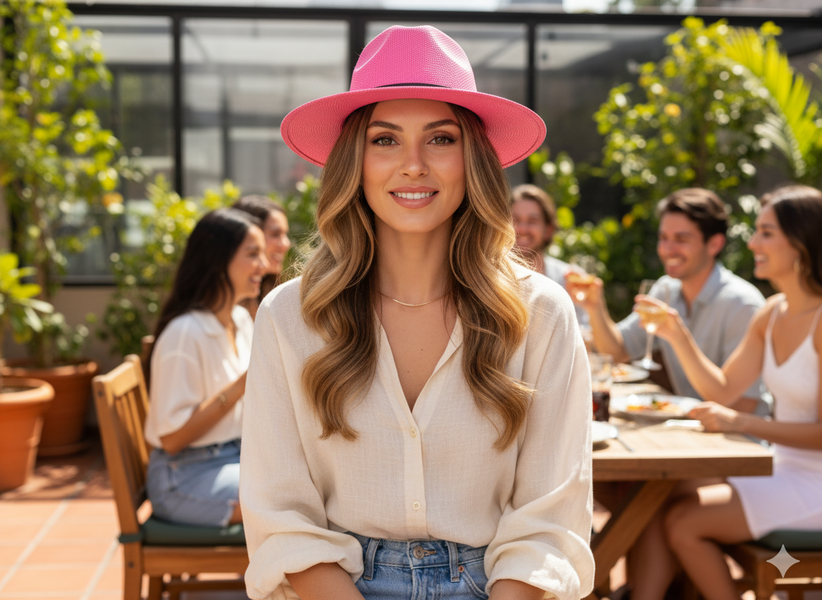 Sombrero panameño estructurado que eleva tu estilo con naturalidad elegante