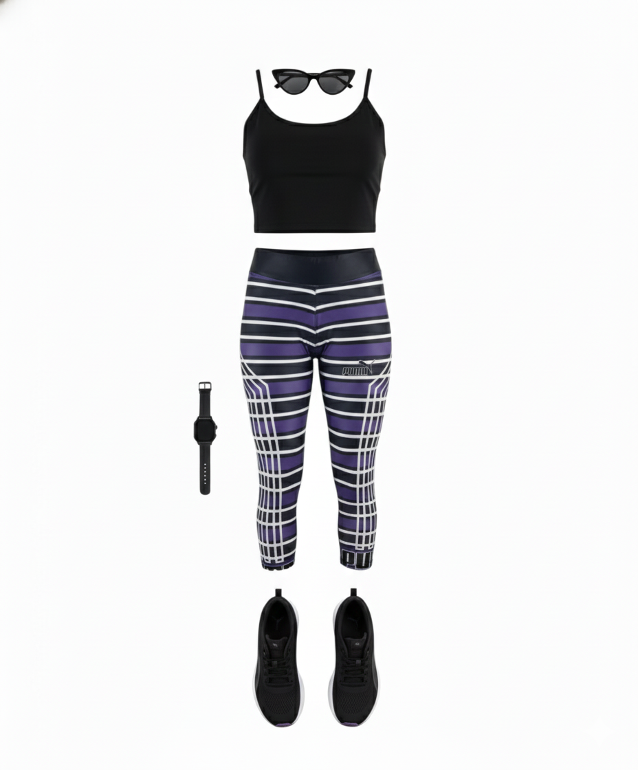 Conjunto deportivo con efecto Push Up que define tu figura con un diseño moderno