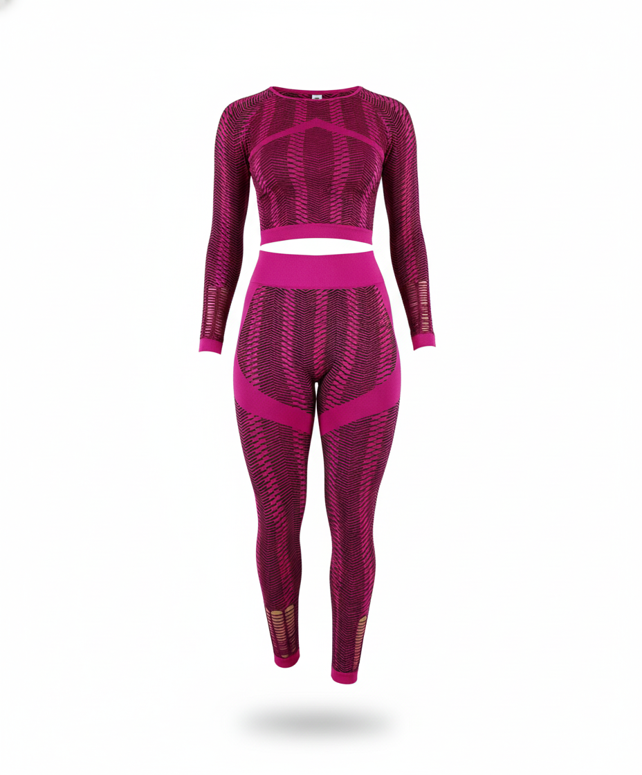 Conjunto deportivo largo con diseño que moldea y potencia tu figura