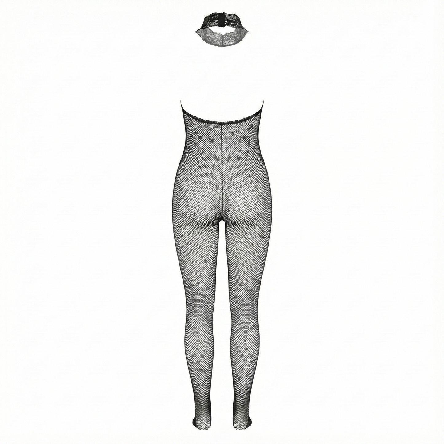 Body teddy largo de red que abraza tu silueta con seducción total