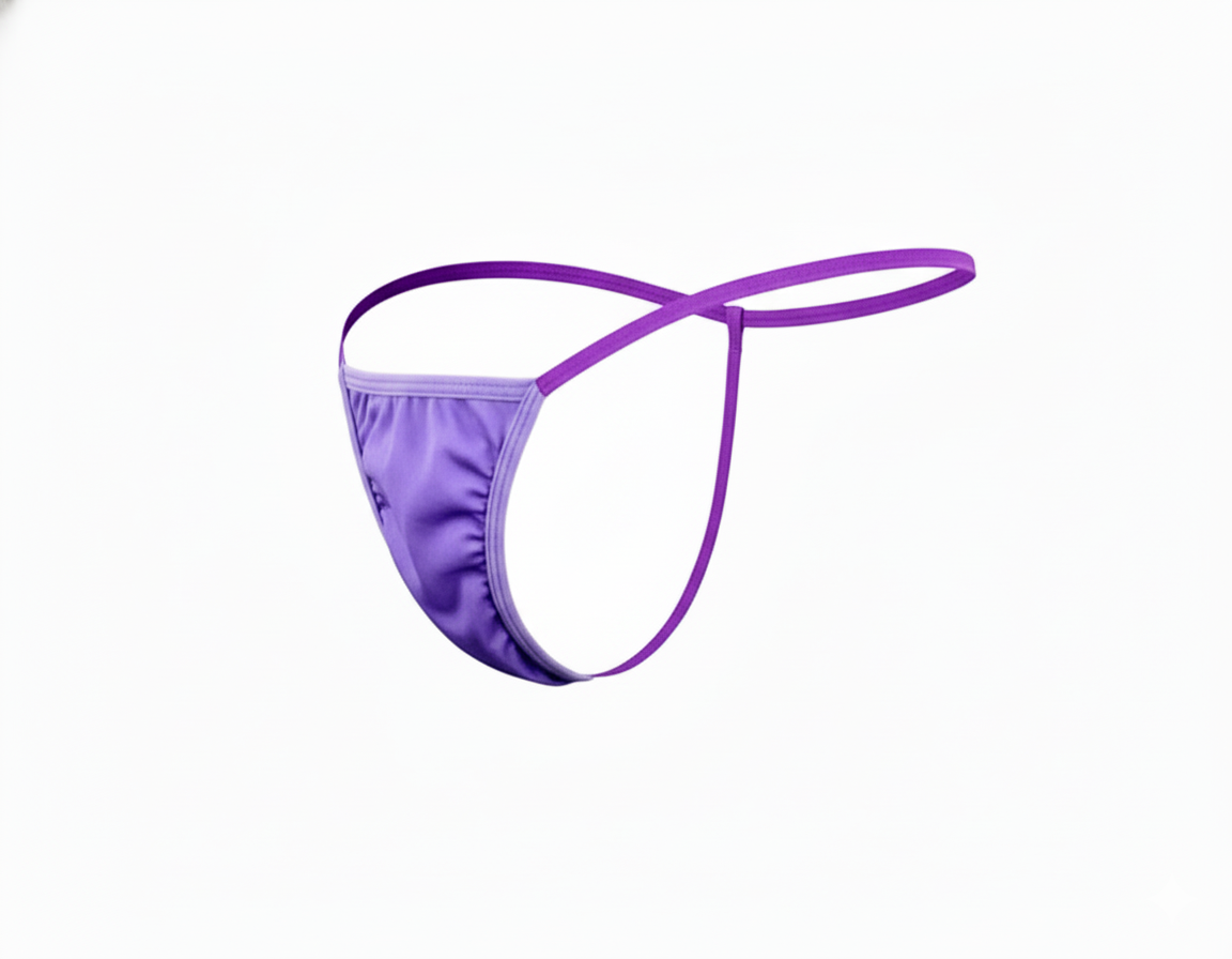 Micro tanga de hilo que eleva tu sensualidad con audacia felina