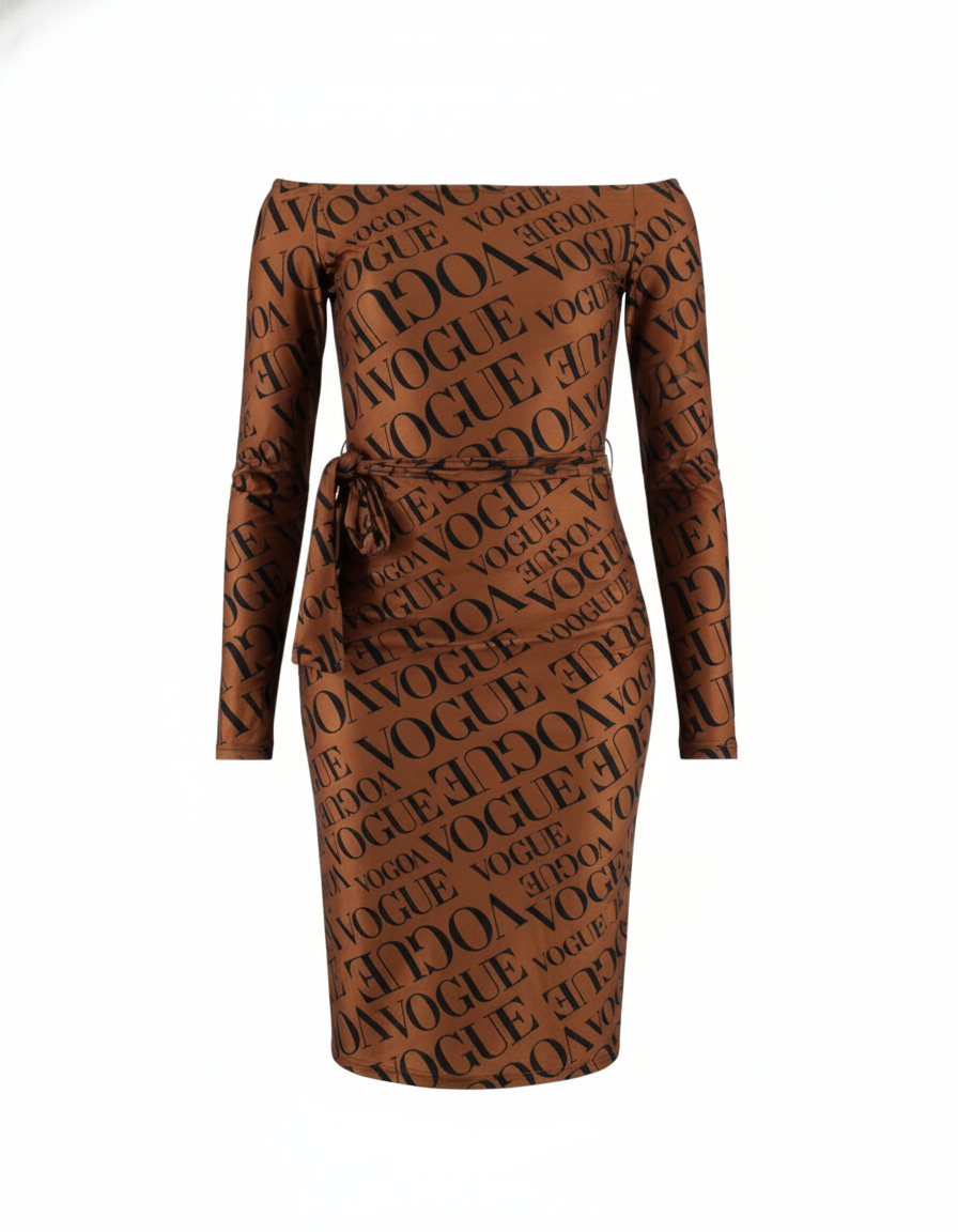 Vestido largo tipo lápiz con caída que realza tu silueta