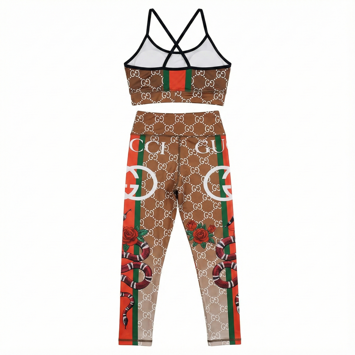 Conjunto deportivo con estampado que define tu figura con actitud