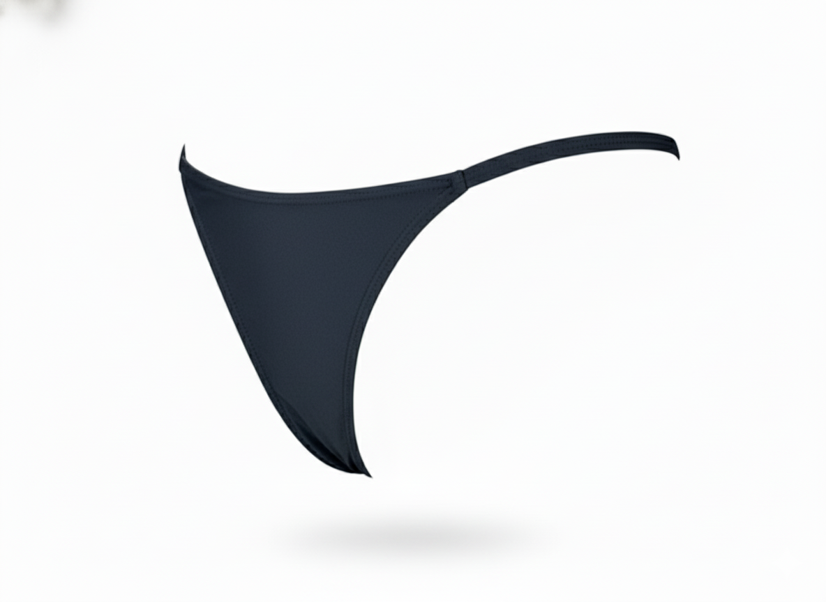 Tanga lisa tipo panty que realza tu figura con sensualidad sutil