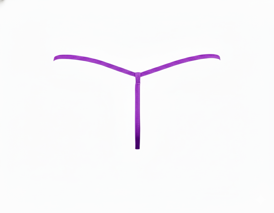 Micro tanga de hilo que eleva tu sensualidad con audacia felina