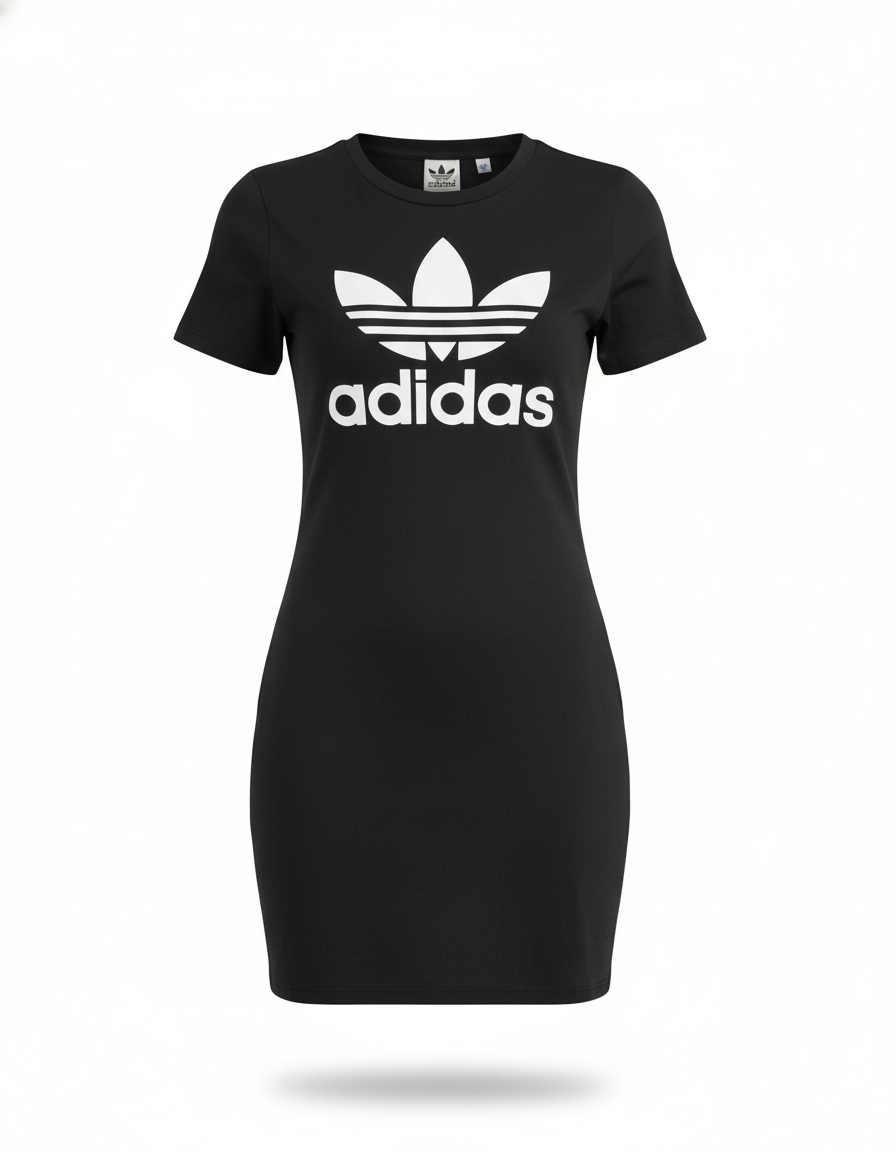 Minivestido de lycra que resalta tu silueta con actitud sporty