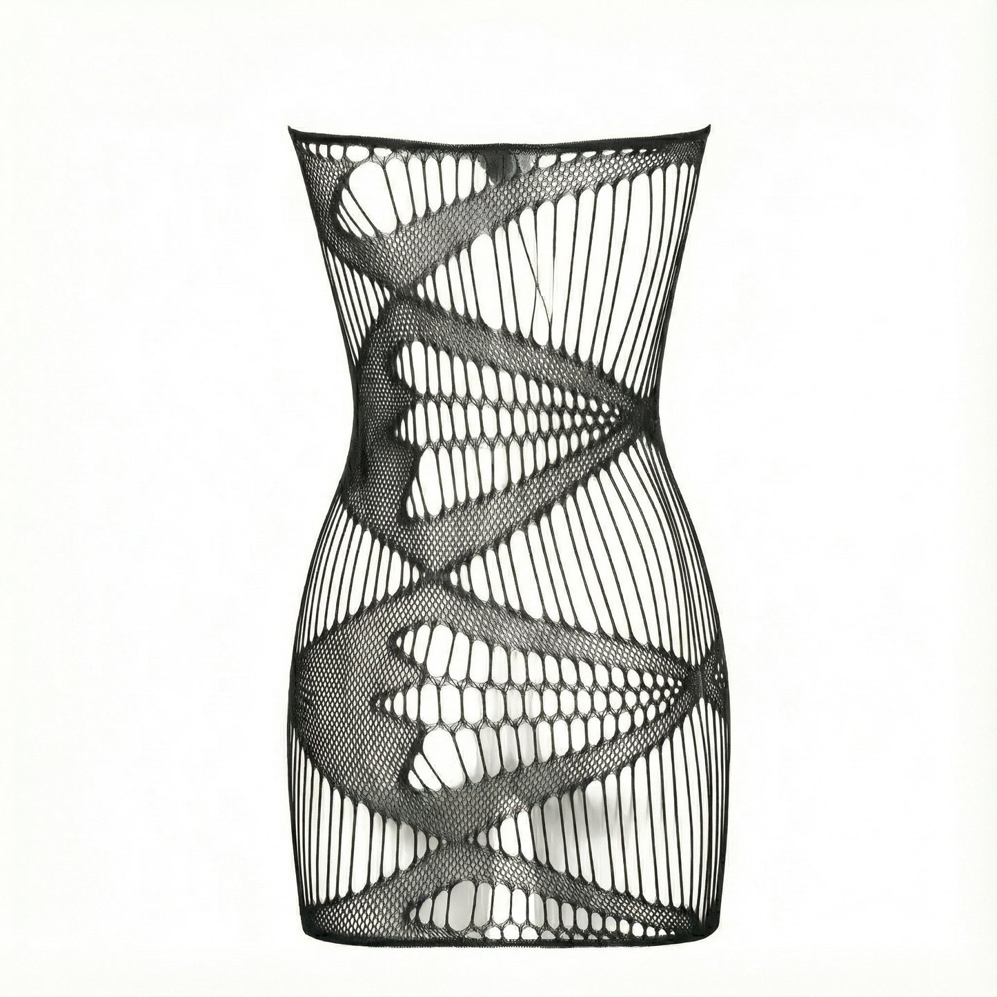 Microvestido de red que envuelve tu figura con sensualidad provocadora