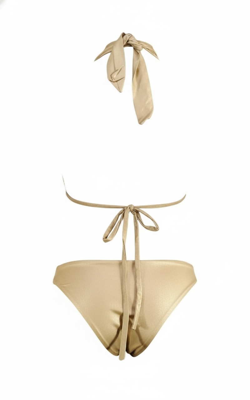 Bikini de dos piezas con pañoleta que resalta tu figura con estilo sensual y versátil