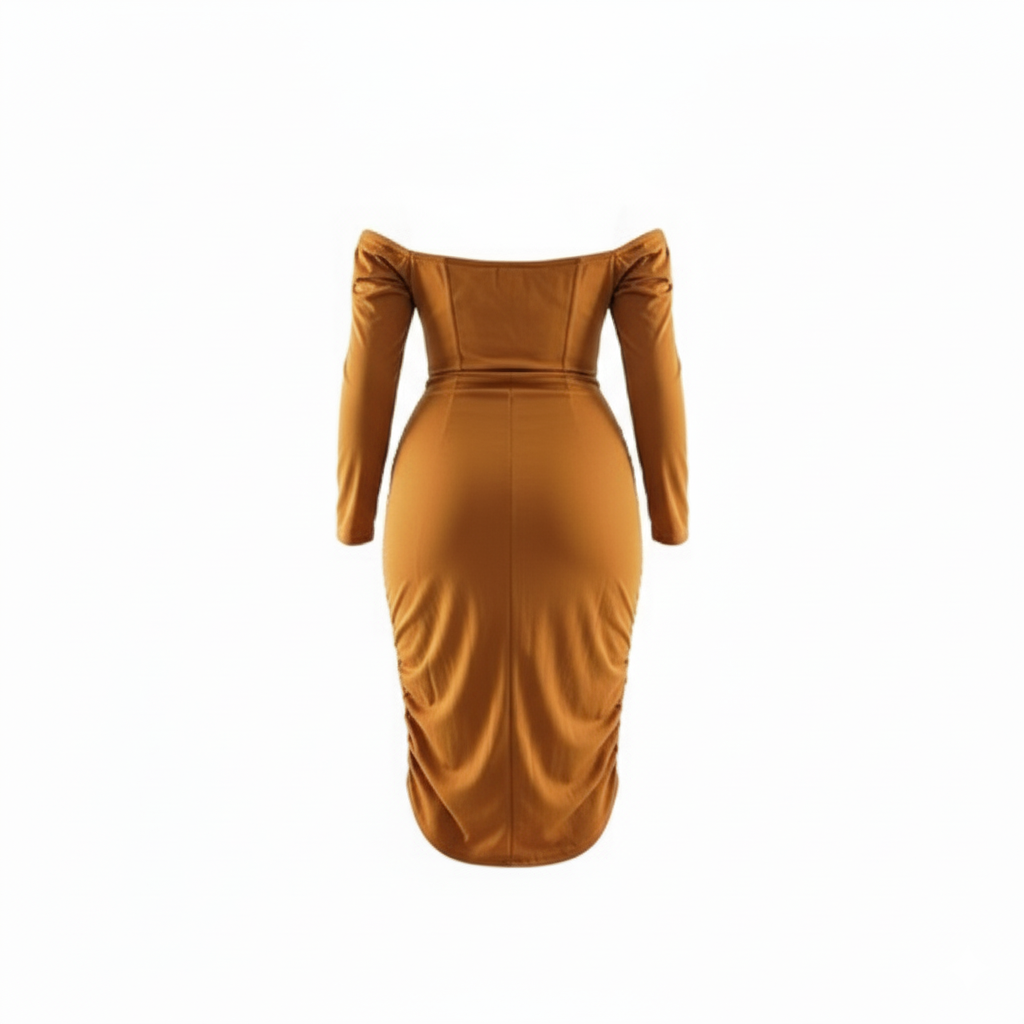 Vestido corte Chanel que moldea tu silueta con elegancia atrevida