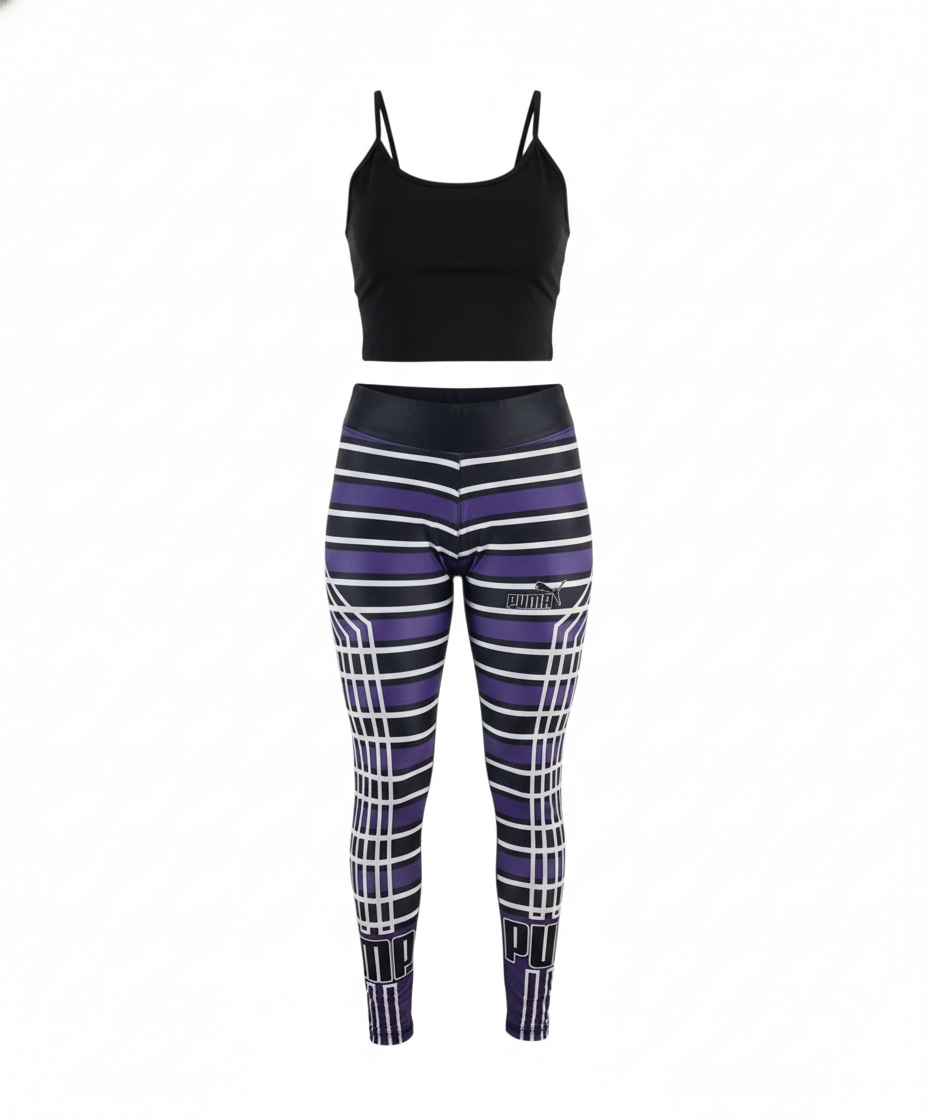 Conjunto deportivo con efecto Push Up que define tu figura con un diseño moderno