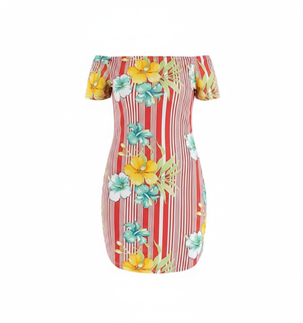 Minivestido con estampado floral que realza tu lado fresco