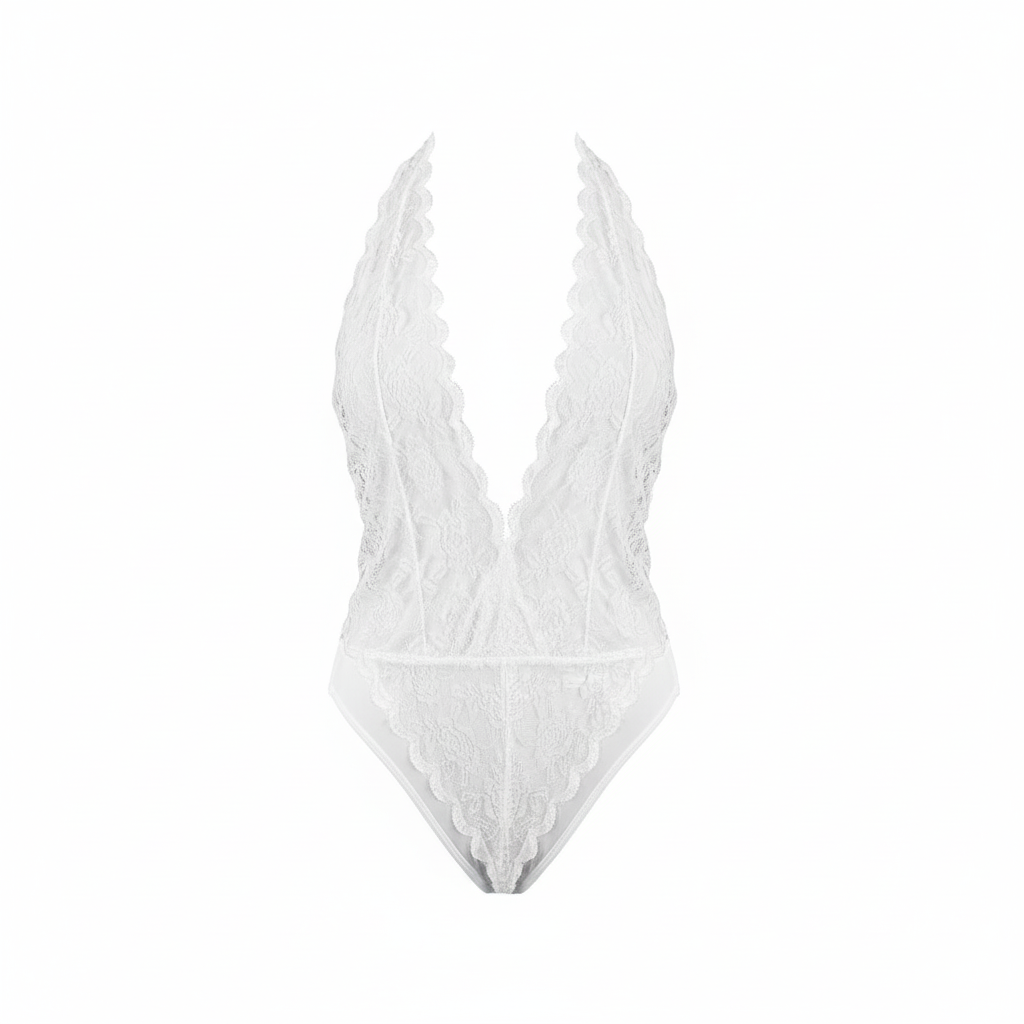 Body teddy con escote profundo que envuelve tu figura con sensualidad sutil