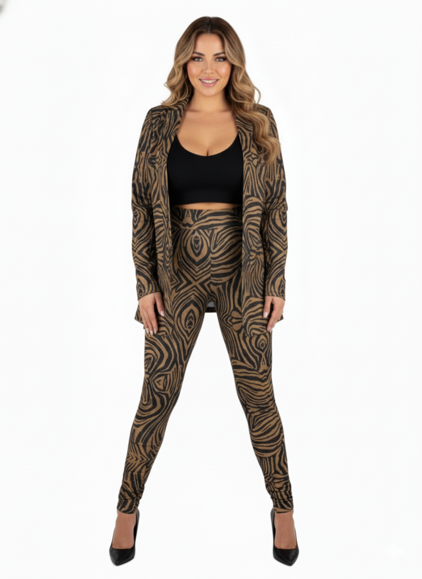 Conjunto blazer y pantalón que potencia tu silueta con elegancia audaz
