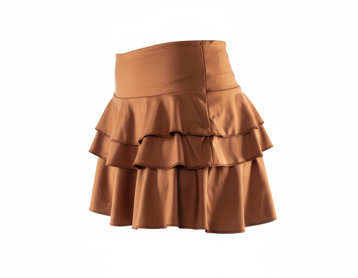 Minifalda con vuelo que aporta movimiento y coquetería a tu silueta