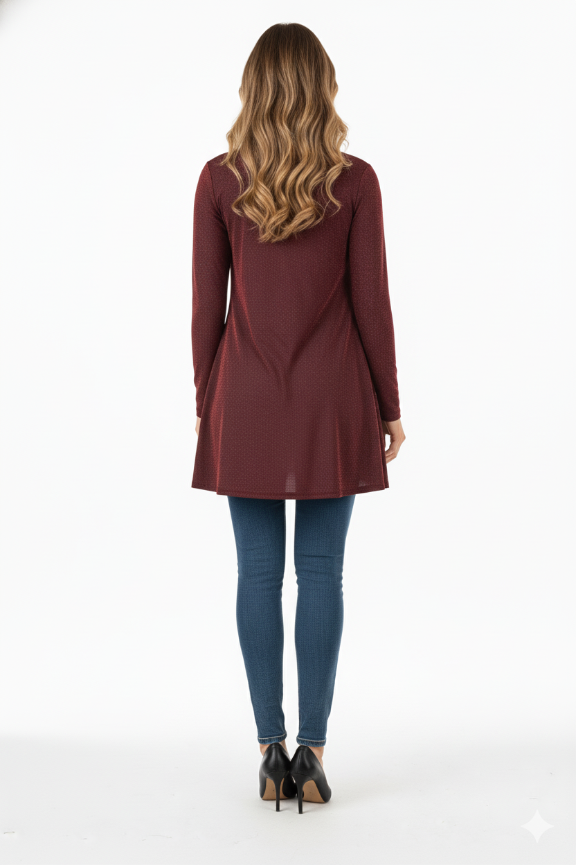 Ensamble clásico con caída favorecedora que estiliza tu figura