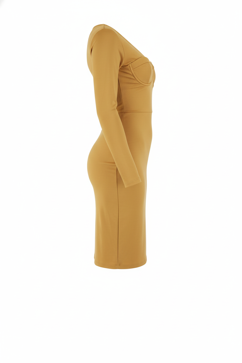 Vestido corto con escote cuadrado que resalta tu silueta con elegancia casual