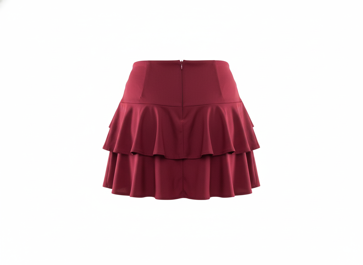Minifalda con vuelo que aporta movimiento y coquetería a tu silueta