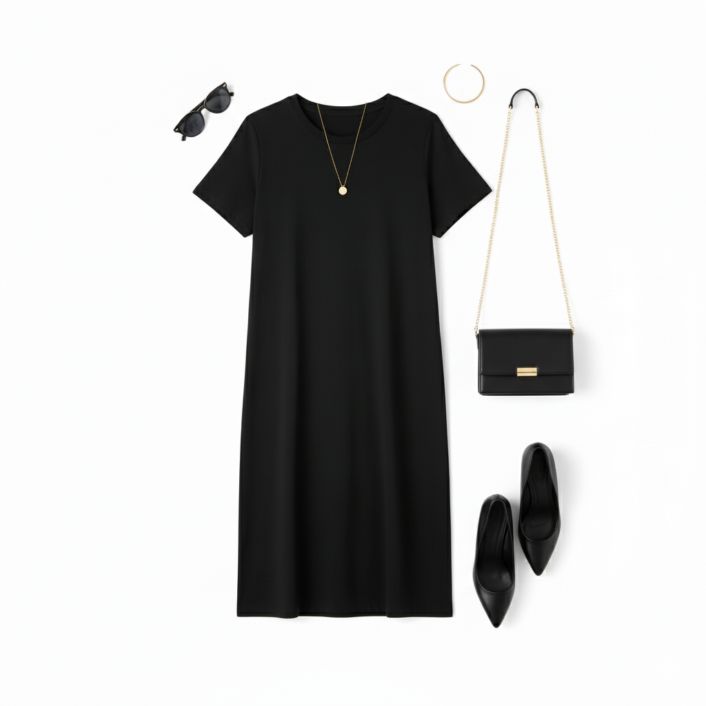 Vestido corte imperio que suaviza tu silueta con delicadeza casual