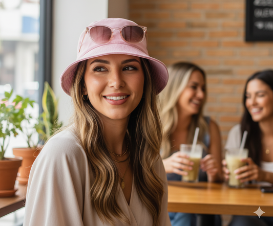Sombrero bucket que ilumina tu look con frescura y actitud