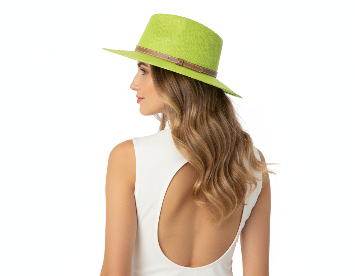 Sombrero panameño estructurado que eleva tu estilo con naturalidad elegante