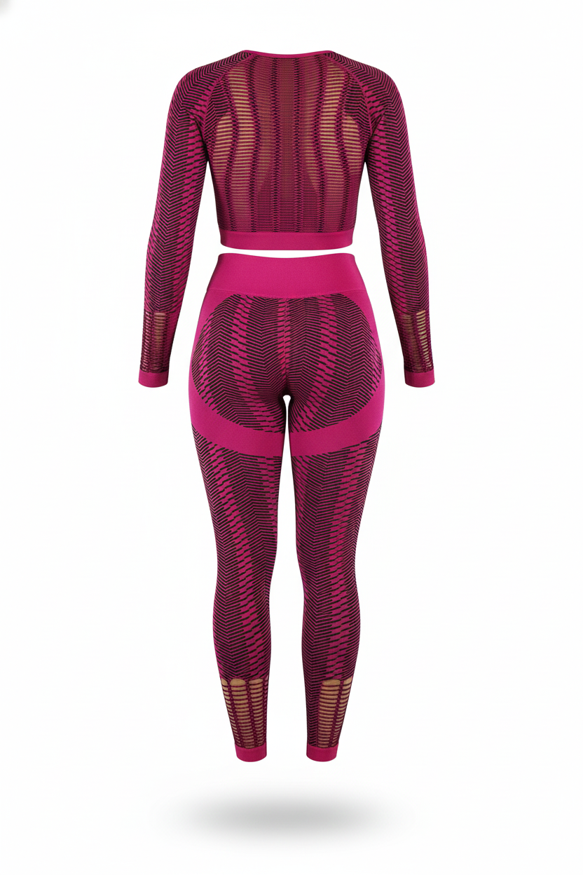 Conjunto deportivo largo con diseño que moldea y potencia tu figura