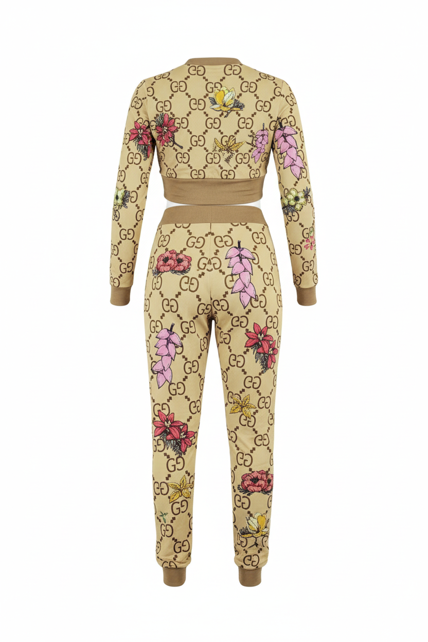 Conjunto estampado que define tu figura con actitud divertida
