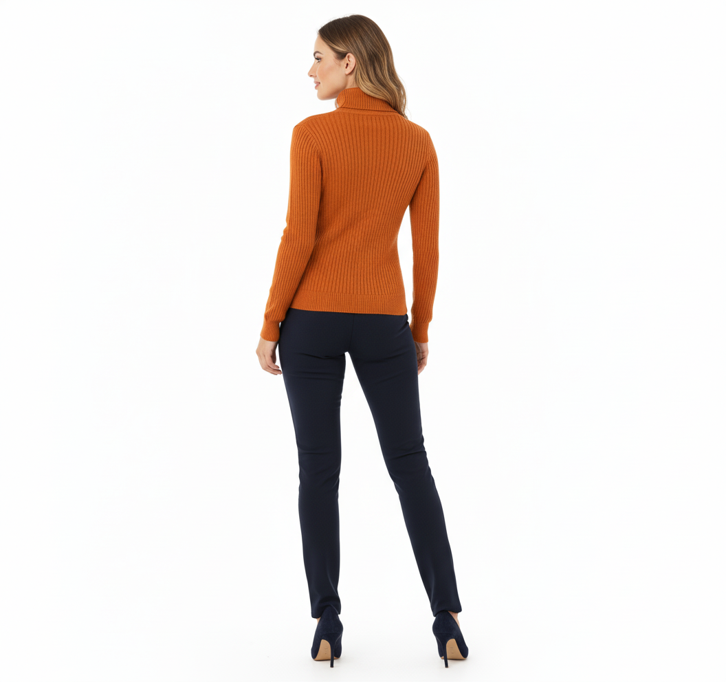 Blusa manga larga térmica con ajuste que define tu silueta