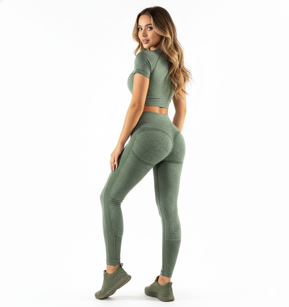 Leggins deportivo moldeador que potencia tu figura con energía visual