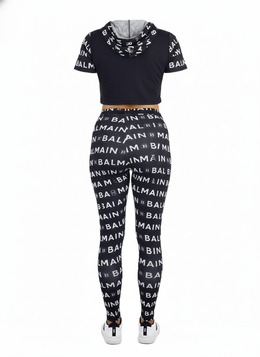 Conjunto deportivo estampado que redefine tu energía con estilo urbano