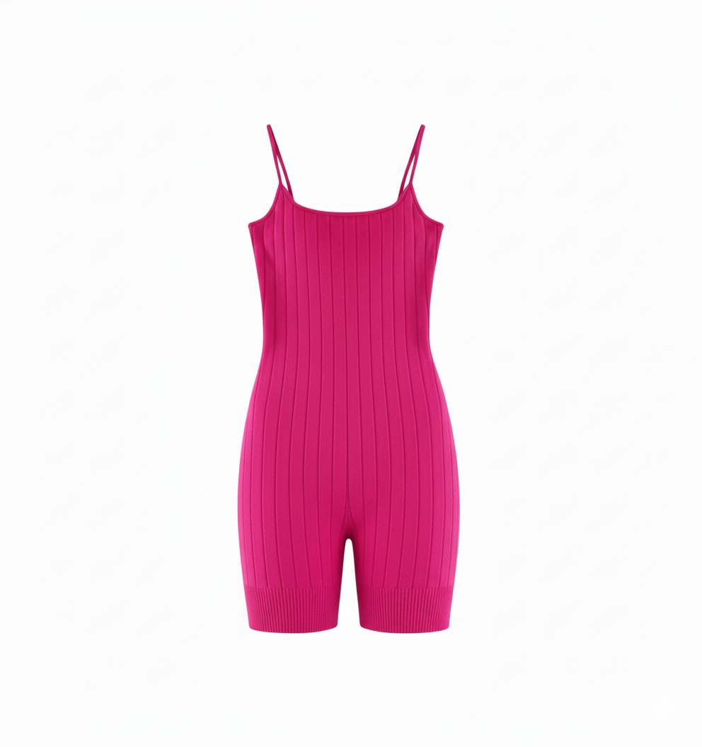 Enterizo corto de tirantes que define tu figura con libertad y sensualid